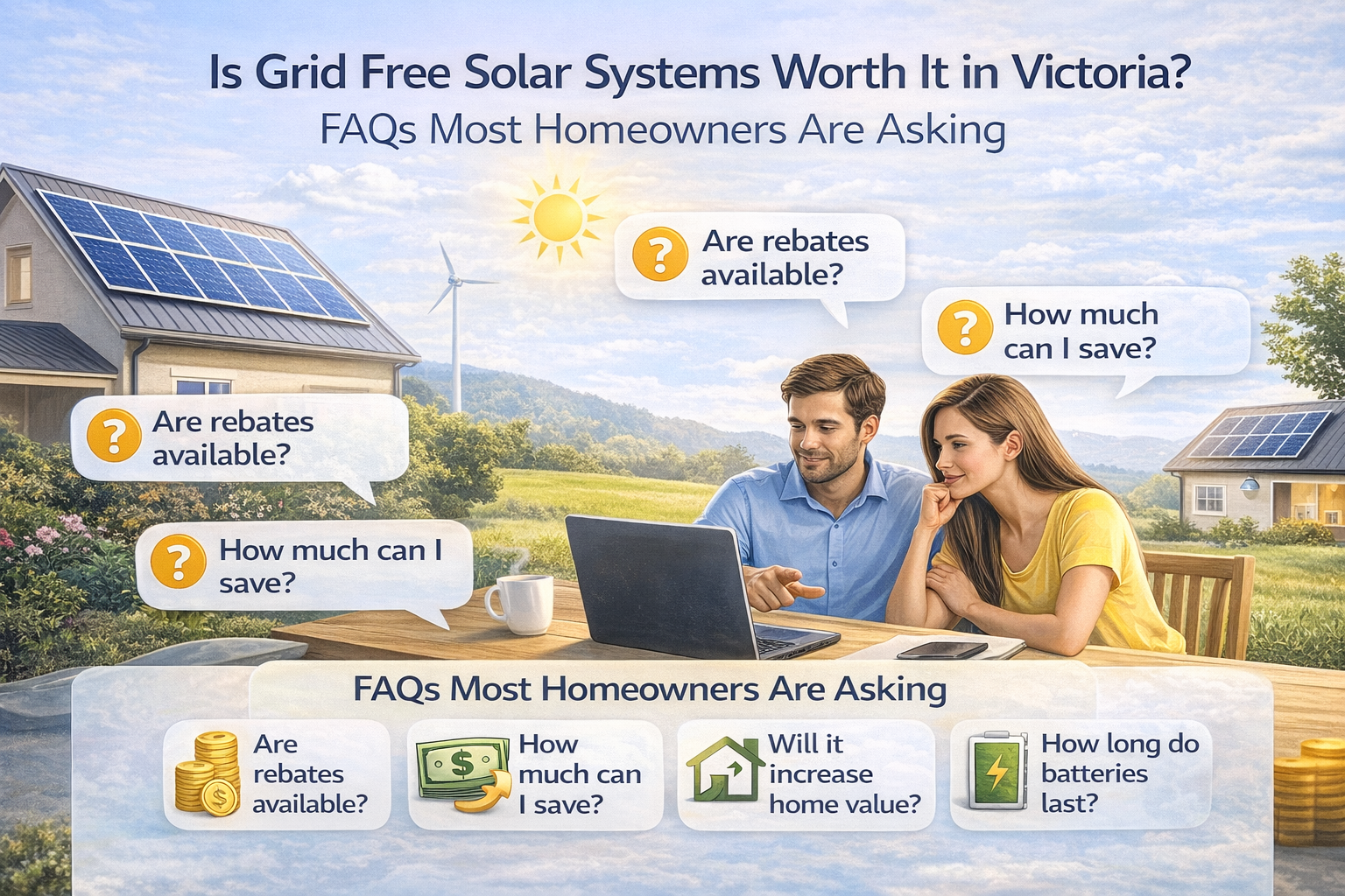 Victorian Homeowners Asking Is Grid Free Solar Worth It?