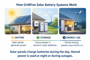 How GridFree Solar Battery Systems Work