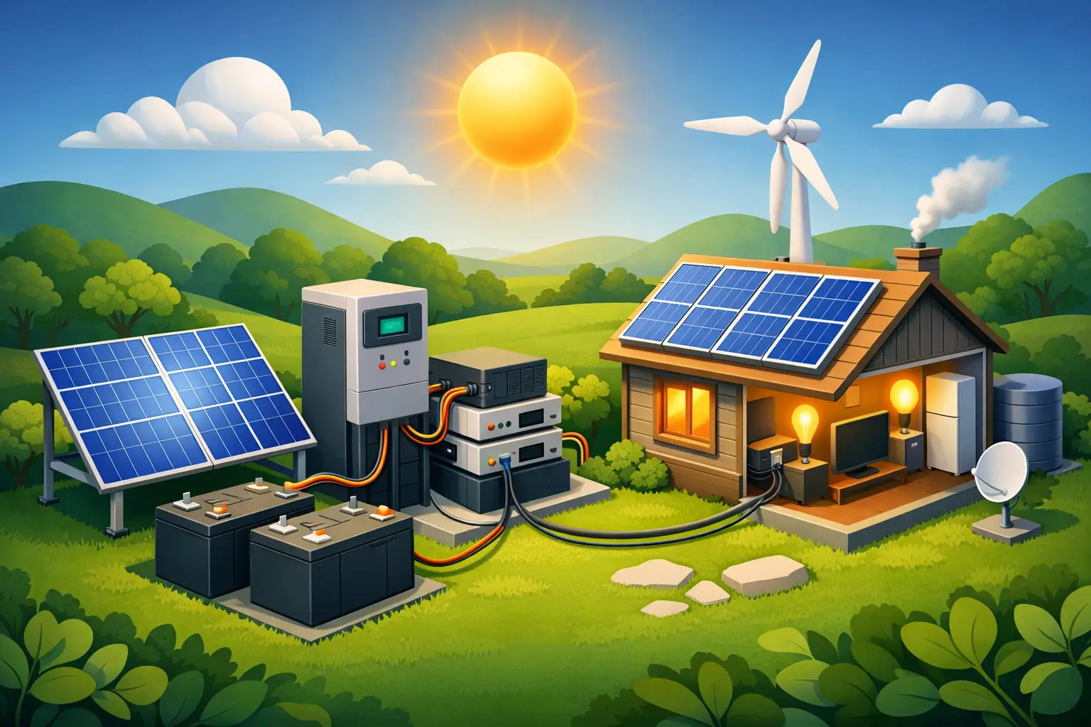 How Do Off Grid Solar Systems Work?