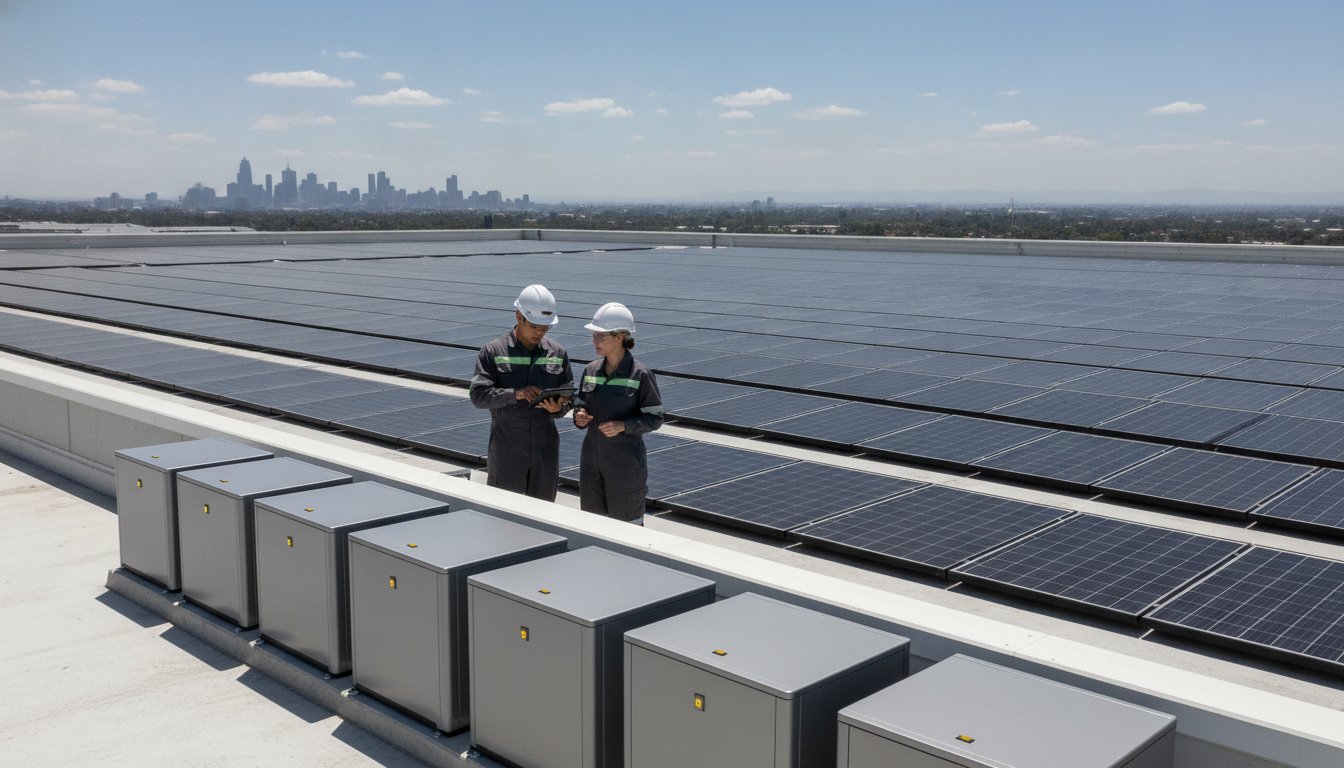 Commercial Solar Battery Storage Melbourne: The 2026 Business ROI Guide