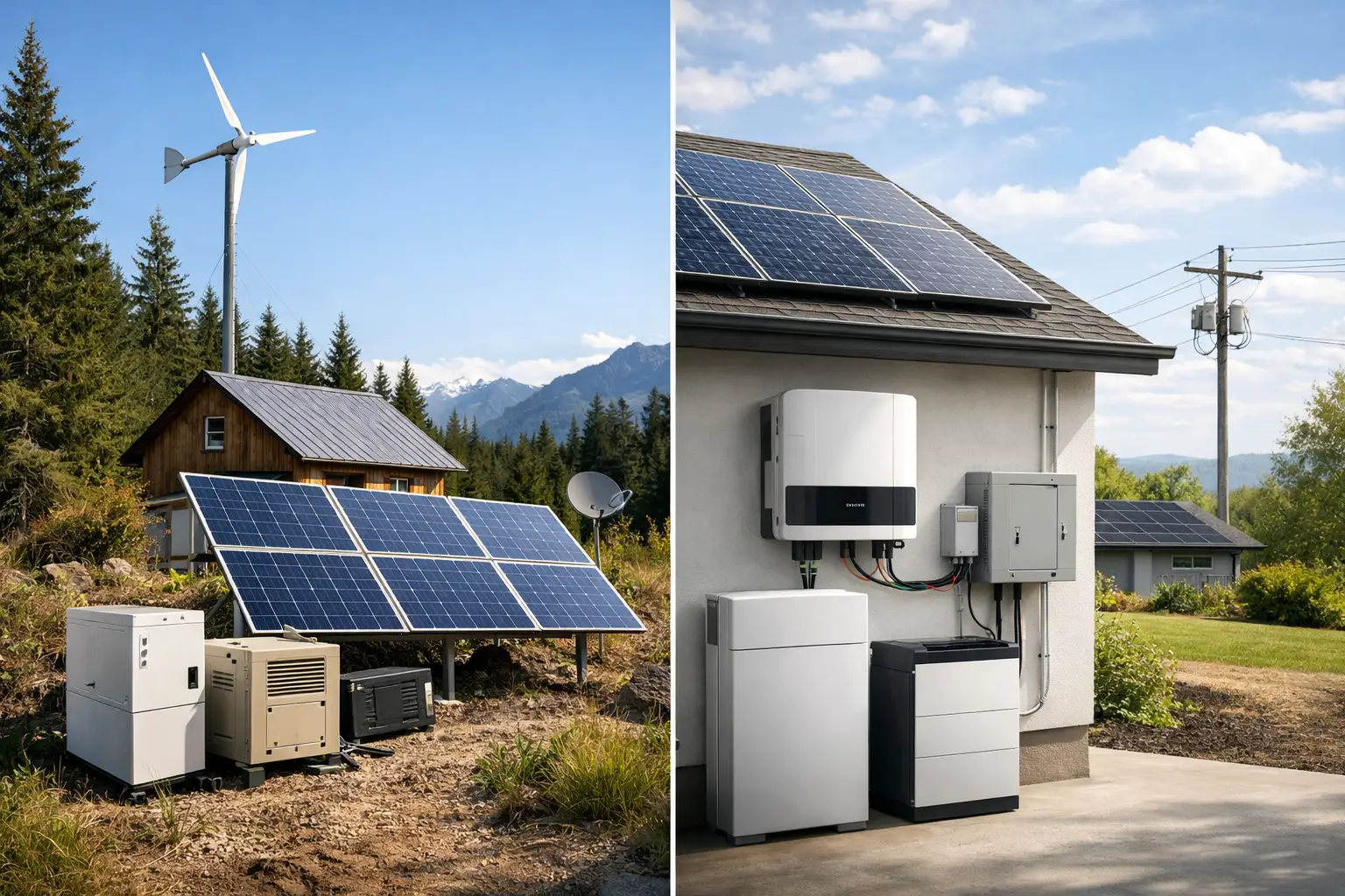 Off Grid Versus Hybrid Solar: Which Fits?