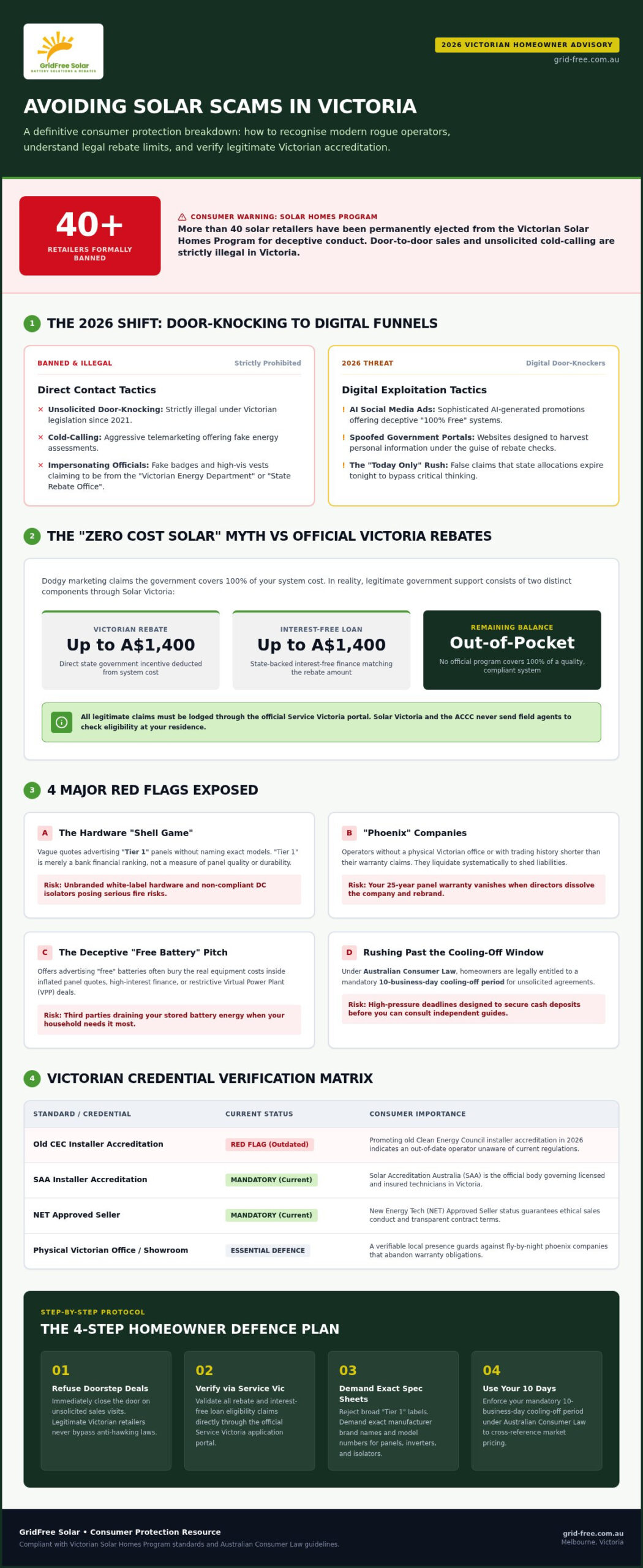 Avoiding Solar Scams Victoria: The 2026 Homeowner’s Protection Checklist