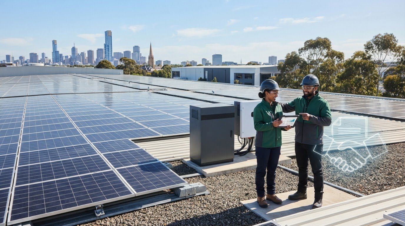 Commercial Solar Panel Installation in Victoria: A Business Guide to PPAs